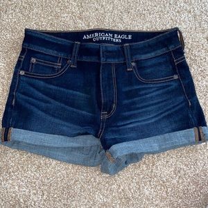 American Eagle Hi-Rise Shortie Shorts